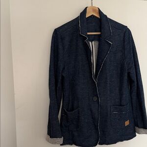 Tommy Hilfiger Dark Blue Blazer with Light Edging
